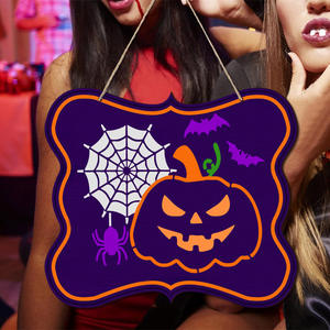 12 pochoirs d'Halloween 7,8x7,8 pouces, pochoirs en plastique pour peinture, pulvérisation, décoration murale, fenêtre, porte, bricolage - Product Image 4