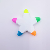 Stylo Fluorescent Tournesol Cinq Couleurs, Marqueur de Dessin et Graffiti pour Enfants, Stylo Fluorescent pour Tableau Publicitaire, Cadeau Promotionnel