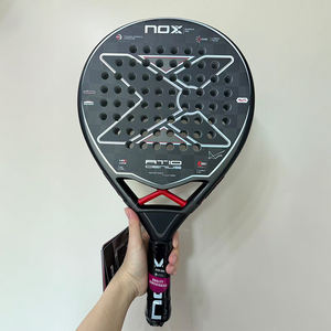 ไม้เทนนิส <span class=keywords><strong>NOX</strong></span> AT10 Genius รุ่น <span class=keywords><strong>Padel</strong></span> ดีไซน์ทรงหยดน้ำ แอโรไดนามิกส์ เทคโนโลยีด้ามจับแบบกำหนดเอง วัสดุคาร์บอนไฟเบอร์ 18K - Product Image 2