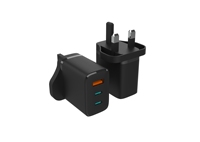 Harga pabrik PD40w kepala pengisian cepat Port ganda untuk ponsel Android dan kabel Data fungsi PD 3.0