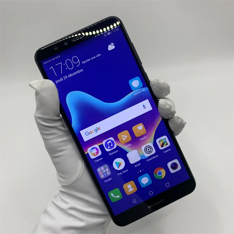 Ponsel cerdas Cina Y9 2018 asli tidak terkunci telepon grosir untuk HUAWEI Y9 2018