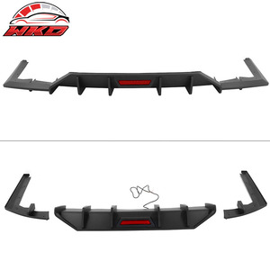 Becquet arrière pour Hyundai Elantra 2021-2023, style IKON, diffuseur noir mat, accessoires automobiles en PP - Product Image 4