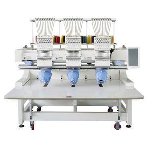 Máquina de Bordar Computarizada Automática DDP de 3 Cabezas y 12-15 Agujas, Nueva, Precio de Fábrica, Máquina de Bordar para Gorras, Envío a Todos los Países - Product Image 1