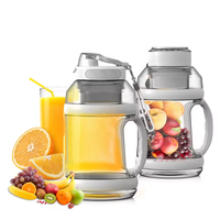 2L Grote Capaciteit Vat Buiten Sport Juicer Multifunctionele Kookmachine Elektrische Draagbare Blender
