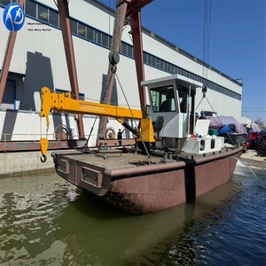 Imbarcazione <span class=keywords><strong>da</strong></span> <span class=keywords><strong>Lavoro</strong></span> Marina con Motore Diesel <span class=keywords><strong>da</strong></span> 110kw, Velocità 15km/h, Capacità di Carico 40 Tonnellate, <span class=keywords><strong>Costruzione</strong></span> Offshore in Acciaio - Product Image 2