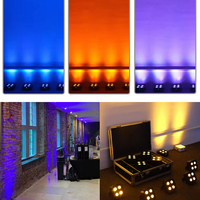 4*18W lumières par Uplights Batterie sans fil DMX RGBW 6IN1 Wedding Party Dj Lights Stage Rechargeable led Lights Par With Case
