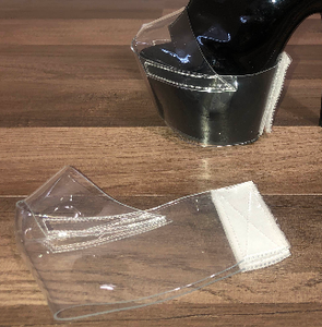 Rncksi - Botas de Baile Exóticas de 8 Pulgadas (20 cm) con Cubiertas de PVC Transparente, Suela Gruesa de Acero y Protector de Puntera - Product Image 4