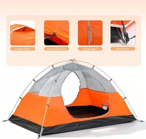 Tente de camping imperméable <span class=keywords><strong>l</strong></span>égère OEM pour la <span class=keywords><strong>randonnée</strong></span> et les voyages, abri extérieur facile à monter - Product Image 2