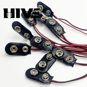 Conector de Clip <span class=keywords><strong>para</strong></span> Batería de <span class=keywords><strong>Guitarra</strong></span> de 30CM, 9V, Tipo I, Conexión de Cable, Clip de Soporte <span class=keywords><strong>para</strong></span> Batería de 9V, Conectores de Cable a Presión - Product Image 4