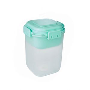 กล่องข้าวแบบมีช่องใส่อาหารเย็น 580 มล. สองชั้น ปลอดสาร BPA พร้อมช้อนและที่เก็บความเย็น  รับทำโลโก้ตามสั่ง - Product Image 3