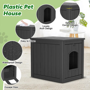 Descuento fabricantes de plástico contenedor pequeño animal mascota perro casa cajón - Product Image 6