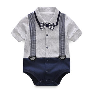 Vêtements bon marché pour bébés garçons de quatre <span class=keywords><strong>mois</strong></span> à un an grenouillère pour enfants bébés garçons - Product Image 2