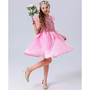 Halloween Kids Princess Dress Girls Cosplay Outfit Little Girl <strong>Winged</strong> Gown Masquerade Stage Performance Costume - Product Image 5