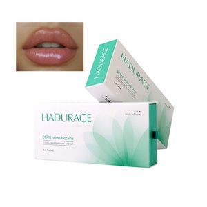 HADURAGE Derm 24mg 2ml Gel Relleno <span class=keywords><strong>de</strong></span> <span class=keywords><strong>Labios</strong></span> Inyectable con Ácido Hialurónico para <span class=keywords><strong>Aumento</strong></span> <span class=keywords><strong>de</strong></span> <span class=keywords><strong>Labios</strong></span> y Volumen Facial OEM Marca Privada ISO&CE - Product Image 1