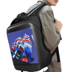 Colorido Led Sign laptop Business mochila nuevo diseñador Gran capacidad baloncesto mochila LED Intermitente Escuela Led Bag - Product Image 1