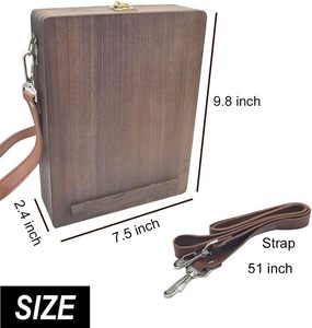 Boîte de messager Portable en bois artiste porte-outil croquis chevalet idéal pour les écrivains artistes comme cadeaux créatifs - Product Image 3