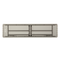 HOMFUL Vente en gros de granit blanc Aucun assemblage requis Table de séminaire pliante en plastique pour bureau et commerce