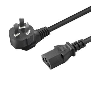 定制 2 芯转 C13 美式 3 针延长线，<span class=keywords><strong>10A</strong></span>/13A/15A 电流额定值，PVC 外套，美式插头，适用于家用电器 - Product Image 3