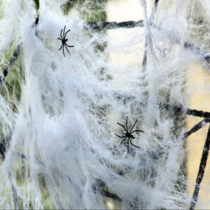Décorations d'Halloween, toiles d'araignée et fausses araignées Horreur <span class=keywords><strong>Maison</strong></span> <span class=keywords><strong>hantée</strong></span> Accessoires de décoration Spooky 30 Sq. Ft. Toile d'araignée - Product Image 4