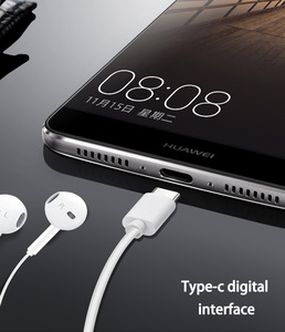 Audífonos Intrauditivos con Micrófono para HUAWEI <span class=keywords><strong>Honor</strong></span> AM33, Control Remoto para Teléfono Android, Puerto Tipo-C - Product Image 3