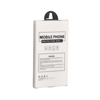Boîte en papier personnalisée avec logo pour emballage de coque de téléphone portable, boîte d'emballage en papier avec fenêtre en PVC