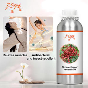 Aceite Absoluto de Semillas de <span class=keywords><strong>Pimienta</strong></span> de Sichuan (Zanthoxylum Bungeanum Maxim) 100% Puro y Natural, Extracto de CO2, Aceite Esencial para Masajes - Product Image 1