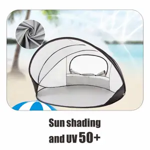 HOMFUL UV 50 + נייד חוף צל חוף מקלט שמש מיידי לצוץ אוהל חוף אוהל
