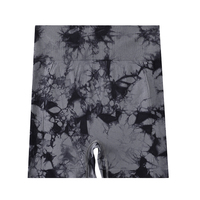 OEM Nouveau Short de Course Dégradé Femme, Short de Yoga sans Couture, Pantalon Couleur Haute Élastique, Mode Tie-Dye, Vêtements de Sport