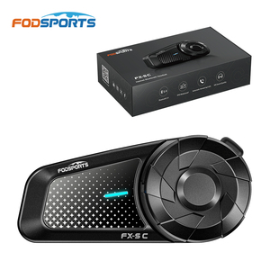 FODSPORTS FX-S C אוזניות Bluetooth לקסדה 40MM HiFi עמיד למים רמקול להפחתת רעש לקסדות אופנוע - Product Image 1