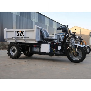 High Load Capacity Adult Motorized Tricycles Dumper 1500KG 4000w Brick Factory <b>Transportation</b> Load Bearing Three - Product Image 4