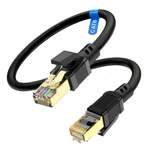 Cable de Conexión Ethernet Cat8 de Cobre, RJ45 SFTP 28AWG, 40Gbps, 2000MHz, Alta Velocidad, para Redes LAN, Servidores de Juegos, Centros de Datos, Oficinas, 5m - Product Image 2