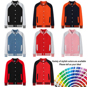 Vestes de Baseball Brodées en Offre Spéciale à Col Montant Sweatshirts Personnalisés pour Hommes Polaire Varsity Vestes Oem avec Logo - Product Image 2