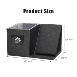 Hộp đựng bút đa năng để bàn, tích hợp sạc không dây, quà tặng văn phòng, in logo - Product Image 3