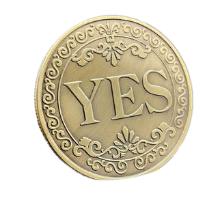 Moneda de desafío personalizada, medallón de metal con baño de latón antiguo, regalo motivacional, premio para empleados y equipos, venta al por mayor - Product Image 1