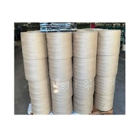 24 pièces de ficelle en jute naturelle non traitée de 5 m, 100 % jute, écologique, antibactérienne, pour tricot à la main, bricolage, couture, tissage, recyclée