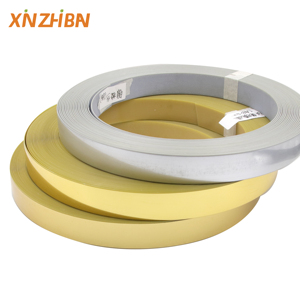 Tiras decorativas de plástico para muebles 3M al por mayor, tira decorativa para sofá, cinta de borde de PVC cromada dorada y plateada - Product Image 2