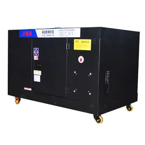 工业发电机20kva18kva 15kw 20kw家用隔音静音便携式柴油发电机提供电力