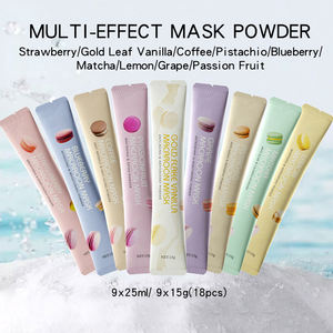 Maschera di frutta Macaron OEM in polvere trasparente idratante sbiancante Peeling Off viso idratante maschera facciale in polvere idro gelatina <span class=keywords><strong>Mas</strong></span> - Product Image 4