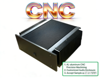 Best Heatsink Electronic Amplifier Stainless Steel/Aluminum Extruded Shell Instrument Enclosures CNC Machining Box in Stock