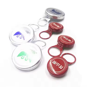 Tapa de apertura fácil de aleación de aluminio de <span class=keywords><strong>26</strong></span> mm para tapa de botella de cerveza, <span class=keywords><strong>cubierta</strong></span> de aluminio con anillo de tracción - Product Image 1