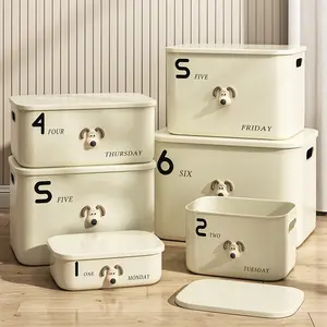 Low Price Office Plastic Storage Boxes Home Food Container Storage Box With Lids