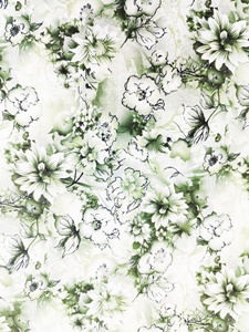 Impresión Digital personalizada Mujeres Sudanesas Toub suizo somalí Dirac para camisa diario 100% algodón suizo gasa impresa tela Floral - Product Image 2