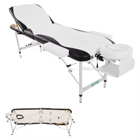 Table de massage pliable confortable et respirante pour les soins du visage, table de massage de spa, table de massage de salon