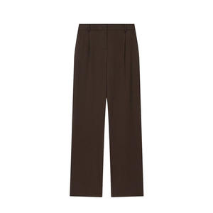 Conjunto de Blazer y Pantalones Rectos Holgados de Color Sólido Wenshuo con Logotipo Personalizado, Directo de Fábrica, Moda Femenina - Product Image 3