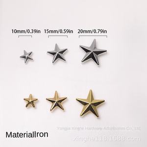 Directe Fabriek Groothandel <span class=keywords><strong>Custom</strong></span> Ster Vorm Zink Legering Jeans Klinknagels Goede Prijs Pin Knooponderdelen Plating Techniek Voor Kleding - Product Image 4