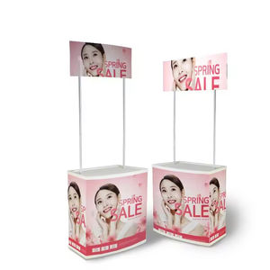 Balcão Promocional Retrátil Leve e Dobrável Retangular Portátil para Supermercado de Alta Qualidade - Product Image 4