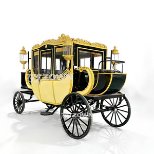 Charrette royale personnalisée pour mariages et événements, charrette à chevaux élégante à vendre - Product Image 2