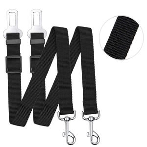 Cinturón de Seguridad Ajustable para Perros en el Automóvil, Material de Nailon Duradero de Alta Calidad, 12 Colores Sólidos, Hebilla de Plástico Simple, Collares y Correas - Product Image 4