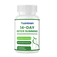 Capsules de désintoxication et de minceur du foie SPL OEM, complément alimentaire à base de plantes pour nettoyer et réparer, capsules de désintoxication du foie et de minceur sur 14 jours