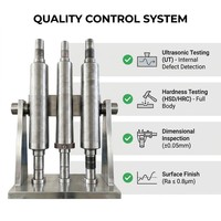 Nouvel arrivage : Arbre de rouleau de travail en acier cannelé pour laminoir, robuste, long, compatible OEM, directement de l'usine